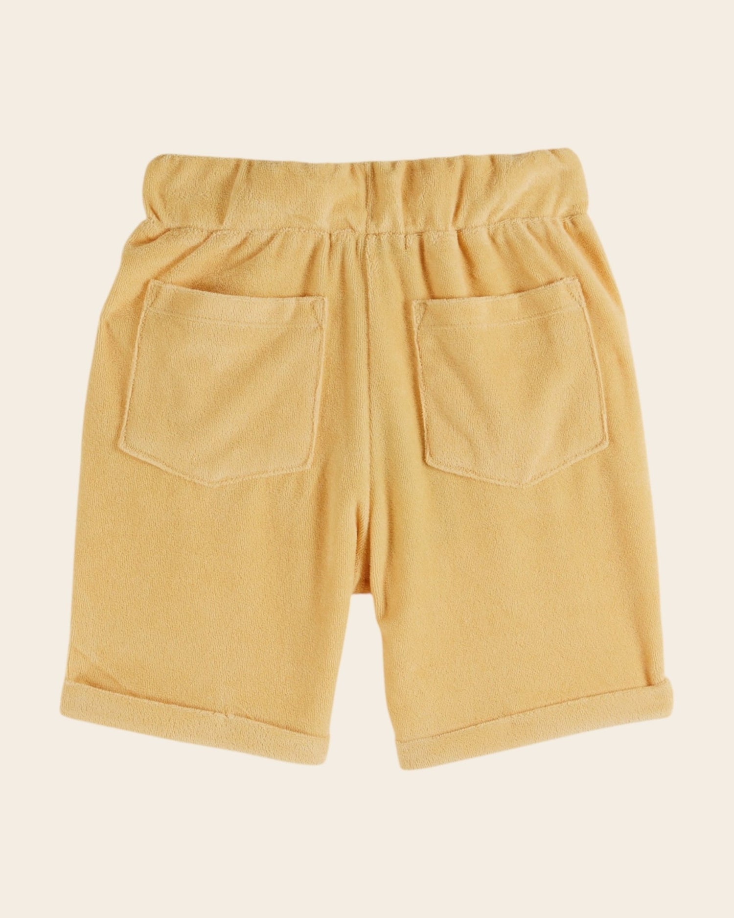 Emile et Ida Yellow Terry Bermuda Shorts – Organic Cotton Kids Shorts Emile et ida