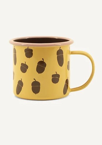 Enamel Mug camp yellow Sticky Lemon - enjoykidsus