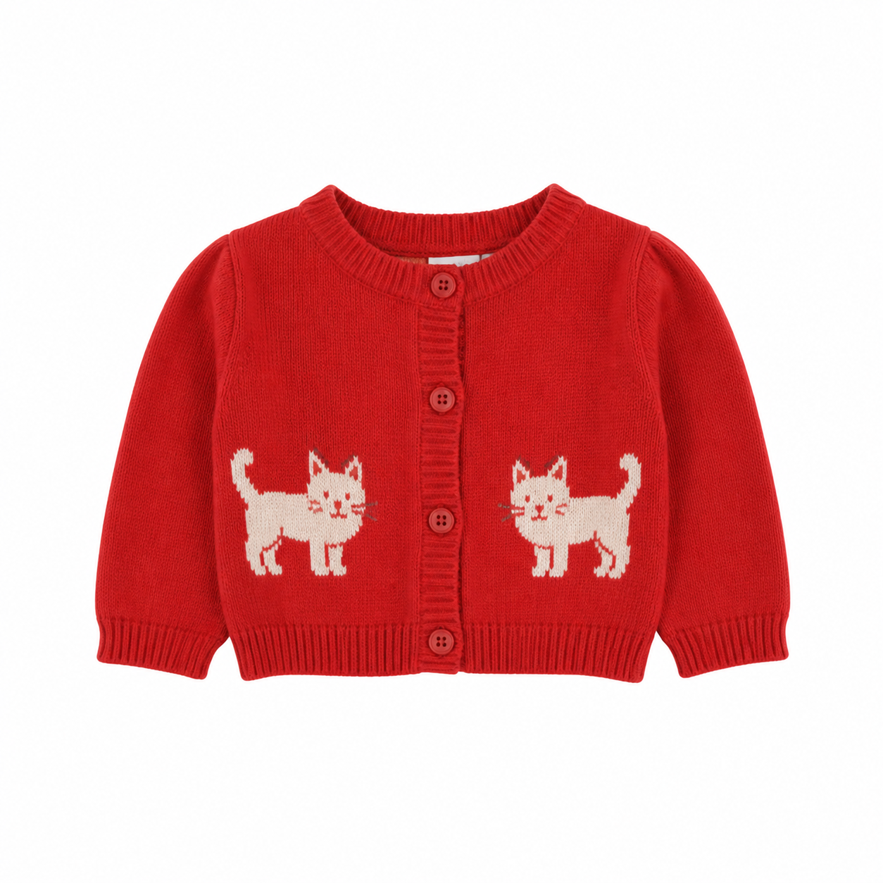 Hello Simone Baby Jeannette Cardigan - Kitty Cherry