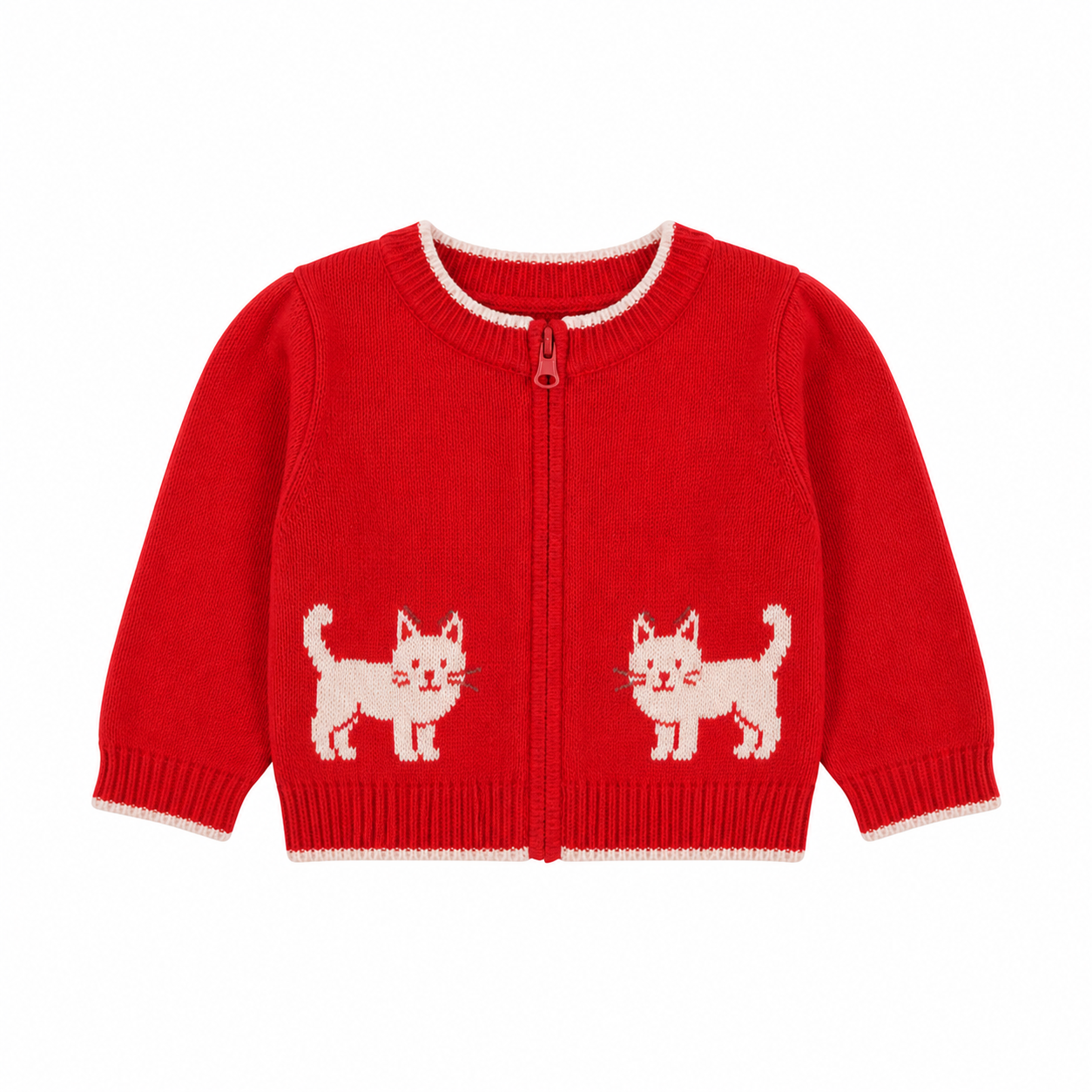 Hello Simone Grizzly Cardigan - Kitty Cherry