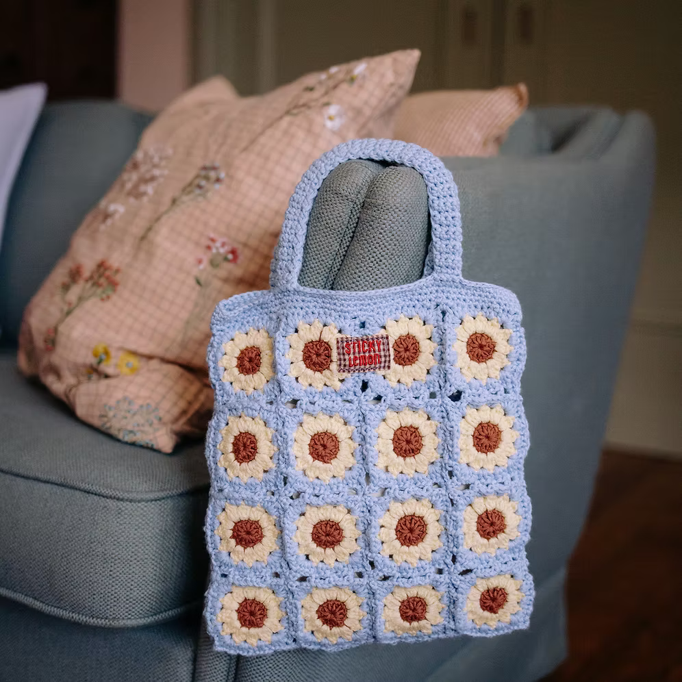 Sticky Lemon Crochet Bag - Lemon Tree Flower