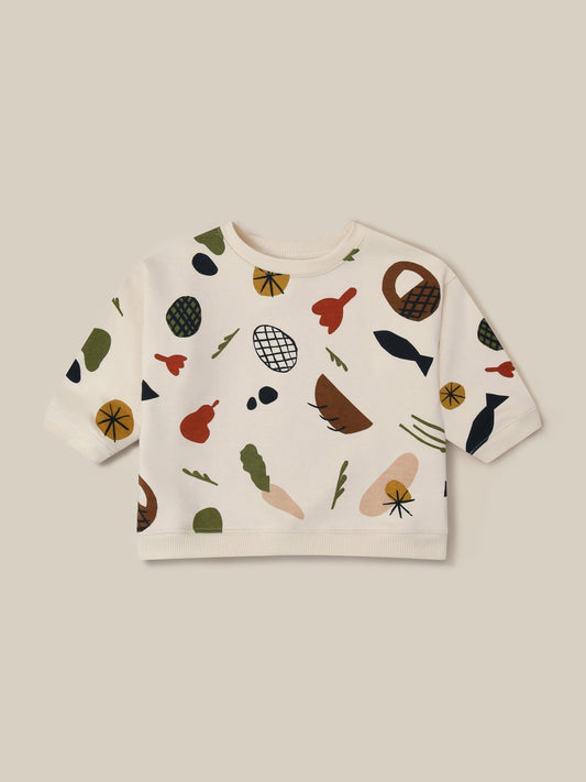 Farmers Market Sweatshirt Organic Zoo - enjoykidsus