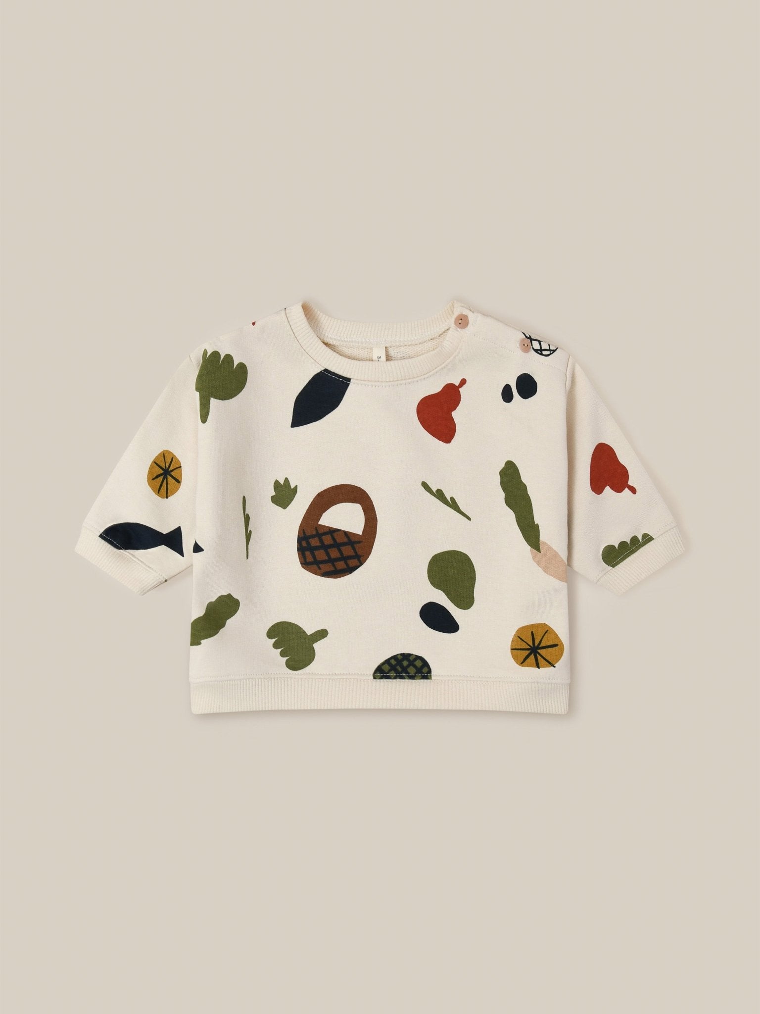 Farmers Market Sweatshirt Organic Zoo - enjoykidsus