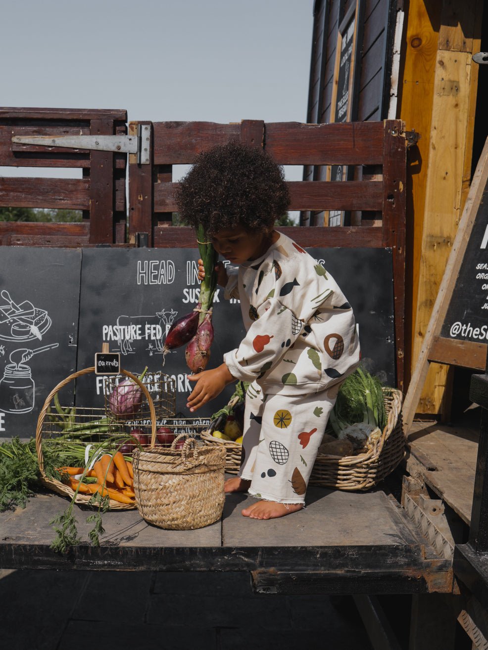 Farmers Market Wide Leg Pants Organic Zoo - enjoykidsus