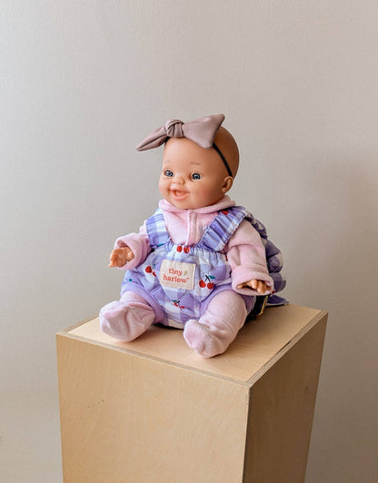 Shine on me Distribution - Doll Carrier - Lilac gingham Cherry - Tiny Harlow