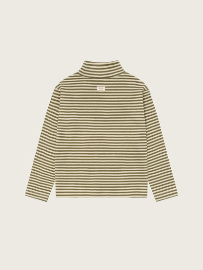 Organic Zoo Fern Stripes Turtle Neck Top image 6