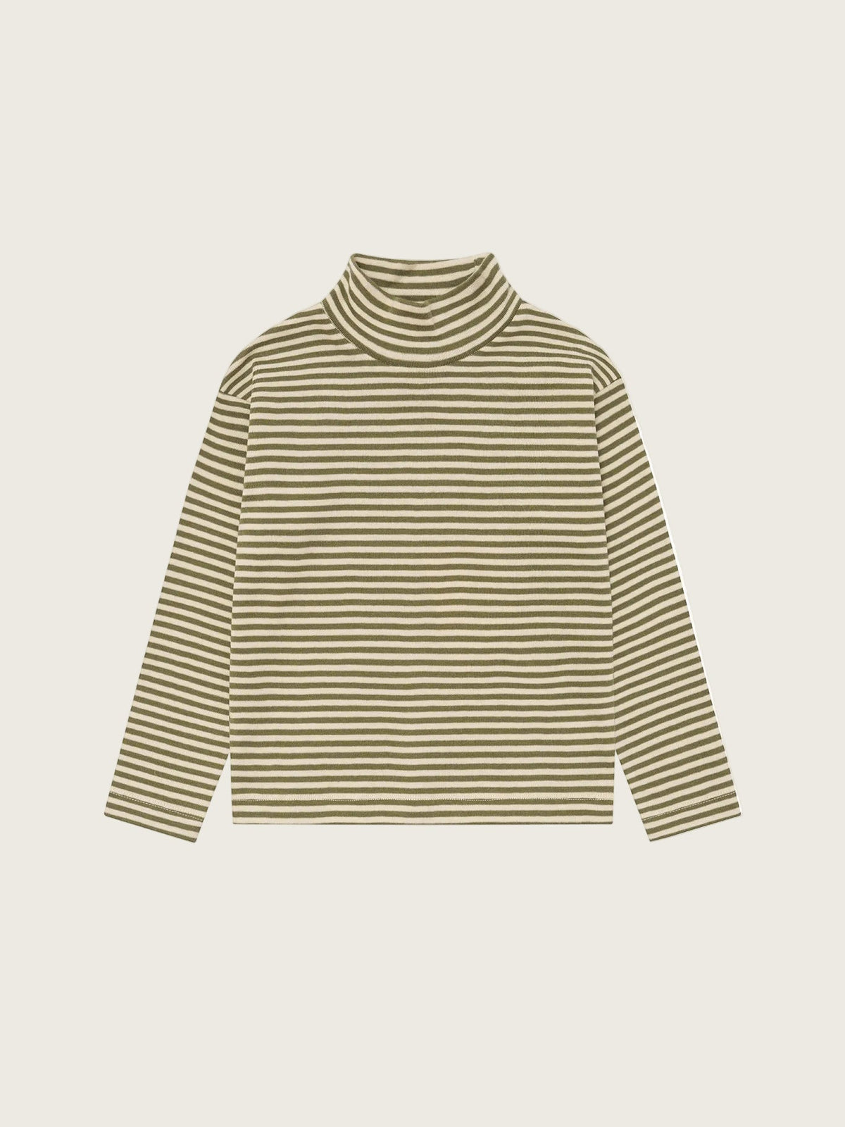 Organic Zoo Fern Stripes Turtle Neck Top image 1