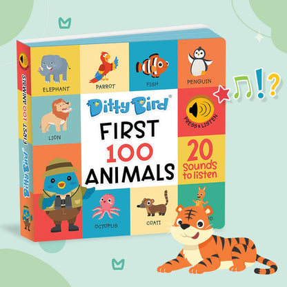 First 100 Animals Ditty Bird - enjoykidsus