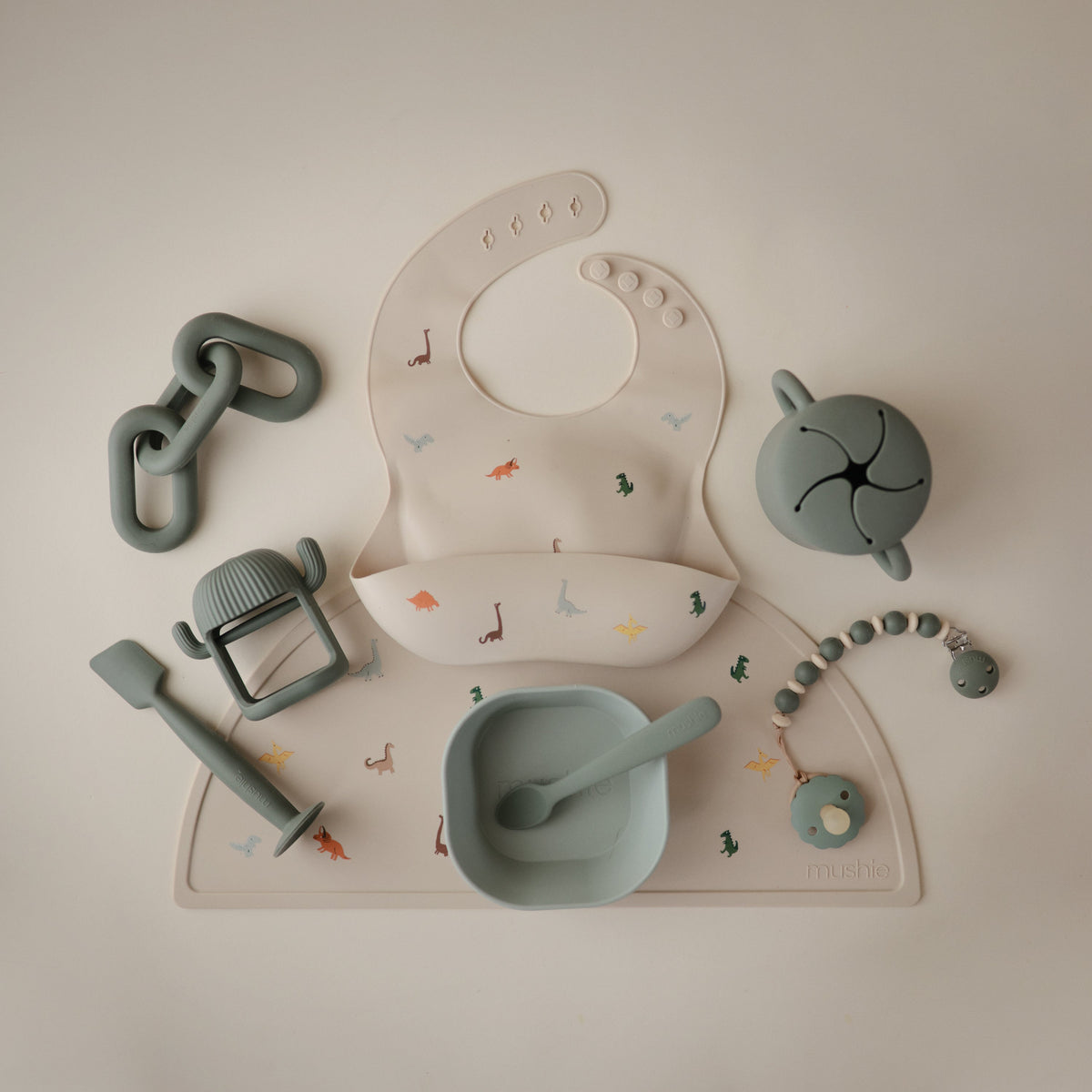 Silicone Baby Bib mushie