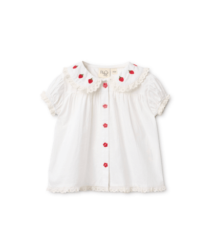Flöss Aja Blouse - White Flöss