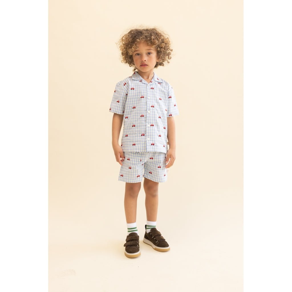 Flöss Albert Shirt - Blue Gingham