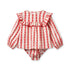 Flöss Joy Romper - Lace Stripe product view