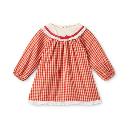 Flöss Lucia Dress - Poppy Red Gingham