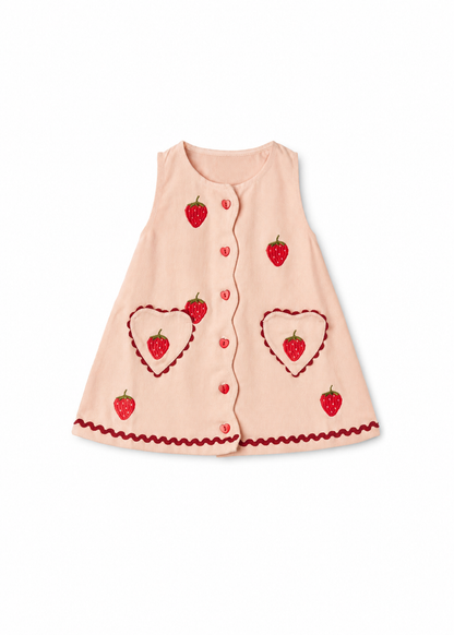 Flöss Melody Dress - Soft Rose — front view