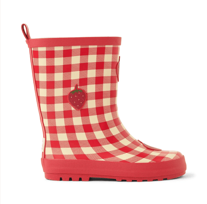 Flöss Misty Rain Boots - Berry Gingham Flöss