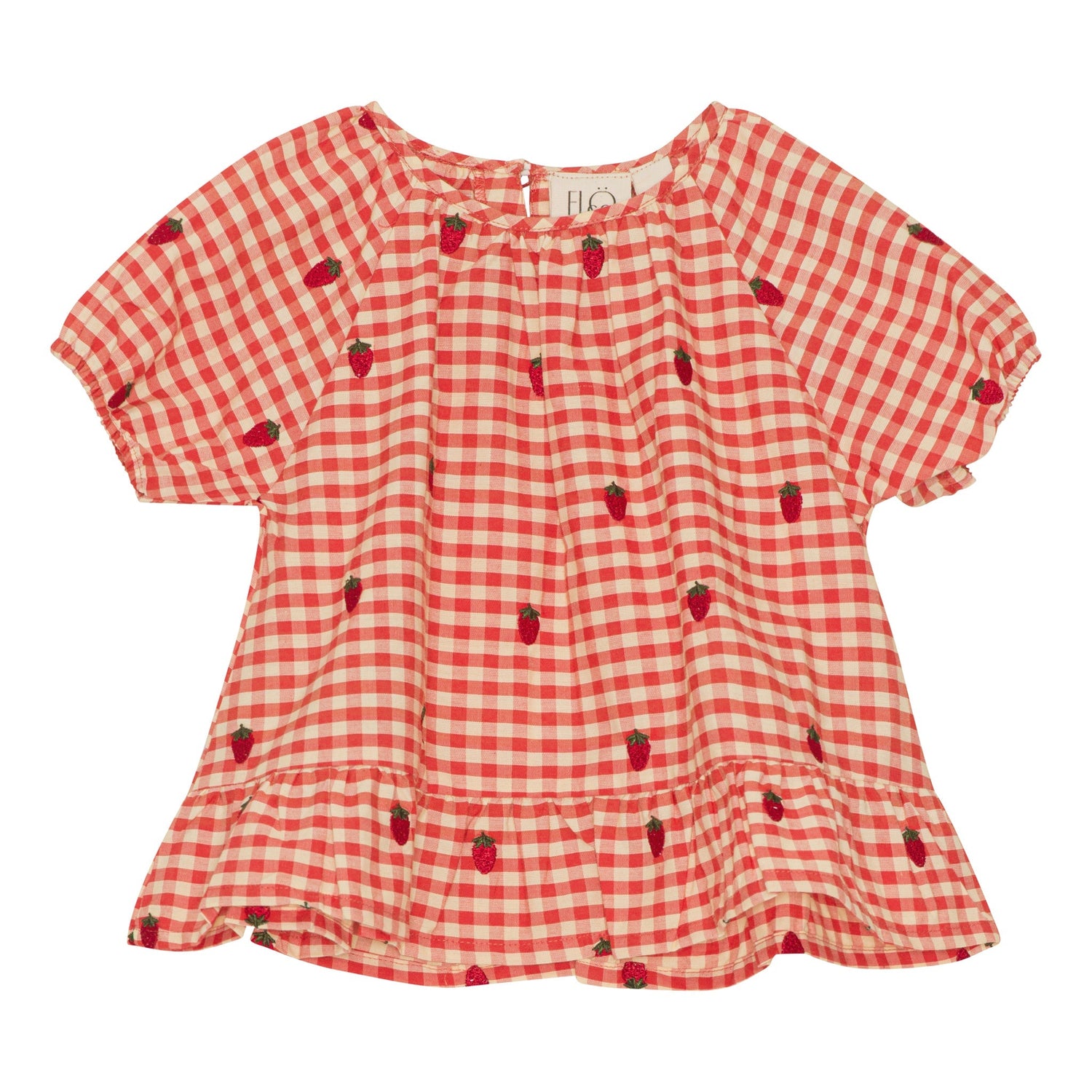 FLOESS Molly Blouse - Berry Gingham Flöss