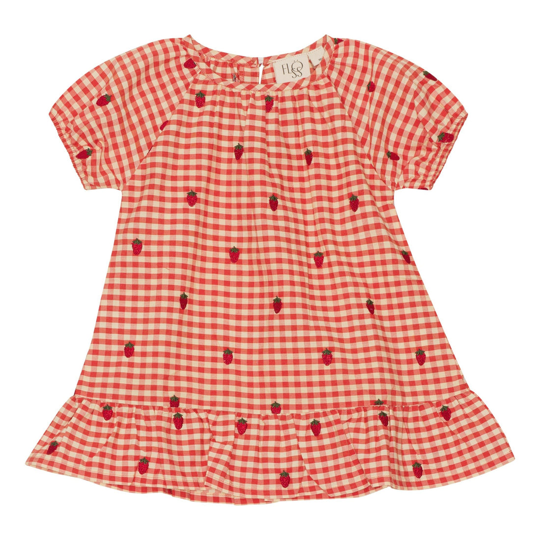 FLOESS Molly Dress - Berry Gingham Flöss