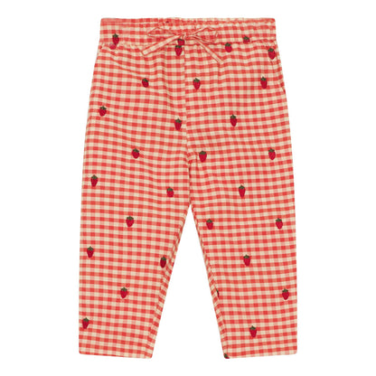 FLOESS Molly Pants - Berry Gingham Flöss