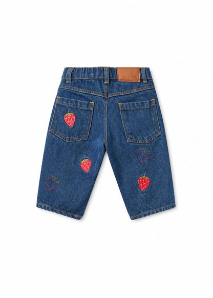 Flöss Sage Jeans - Mid Blue — front view