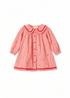 Flöss Sonja Dress - Pink Rose Gingham — front view