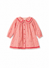 Flöss Sonja Dress - Pink Rose Gingham — front view