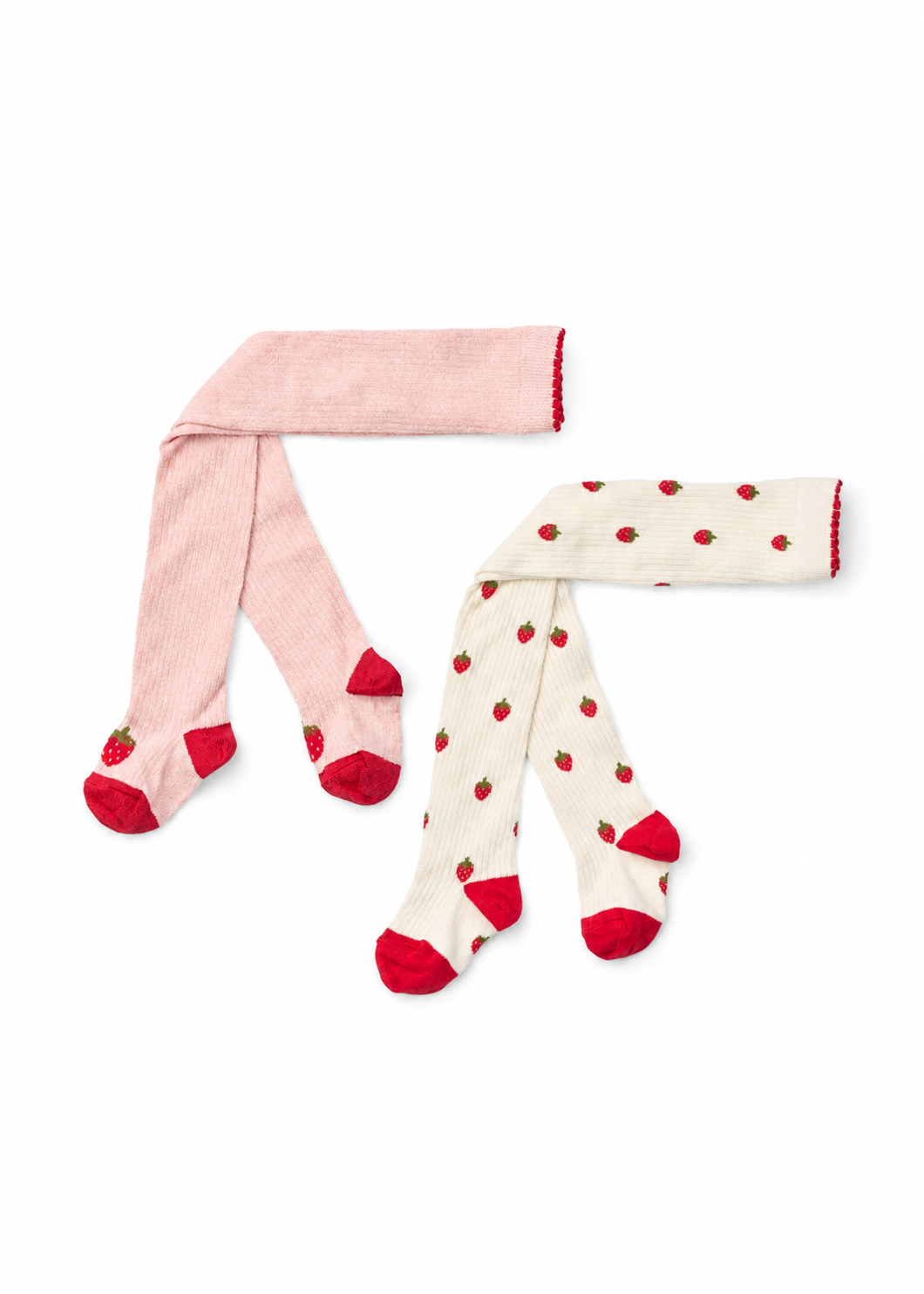 Flöss Vera Tights 2-Pack - Glitter Berry Mix — front view