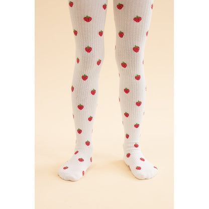 Flöss Vera Tights 2-Pack - Pointelle Berry
