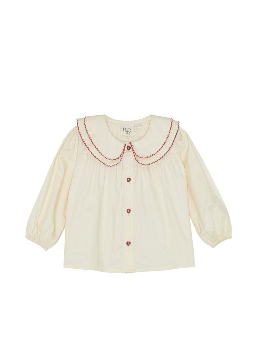 Flöss Darling Blouse – Soft White | Kids Holiday Blouse Flöss
