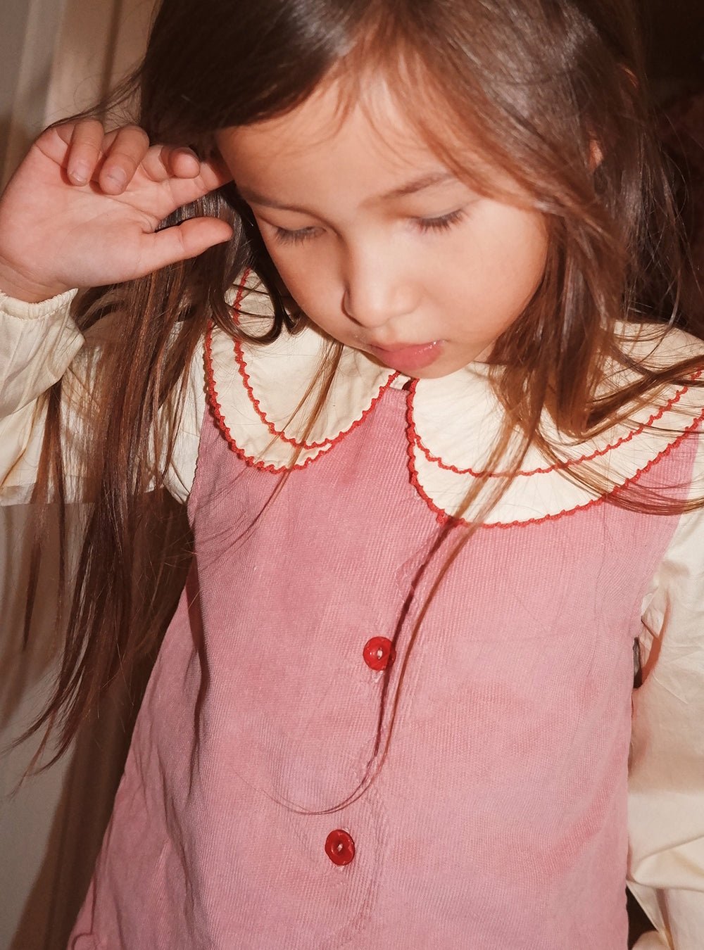 Flöss Darling Blouse – Soft White | Kids Holiday Blouse Flöss