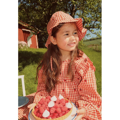 Flöss Molly LS Dress - Berry Gingham Flöss