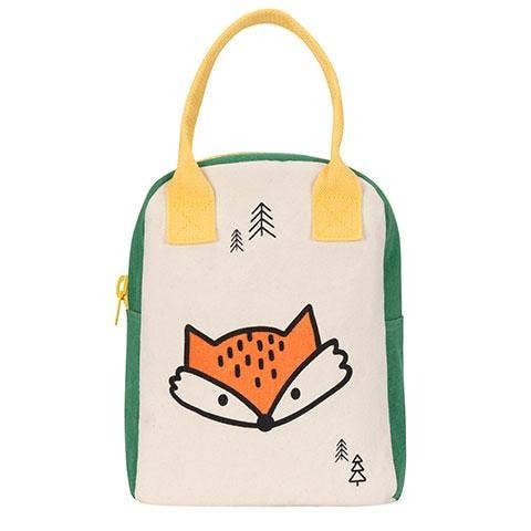 Fluf Zipper Lunch Bag - Fox Fluf