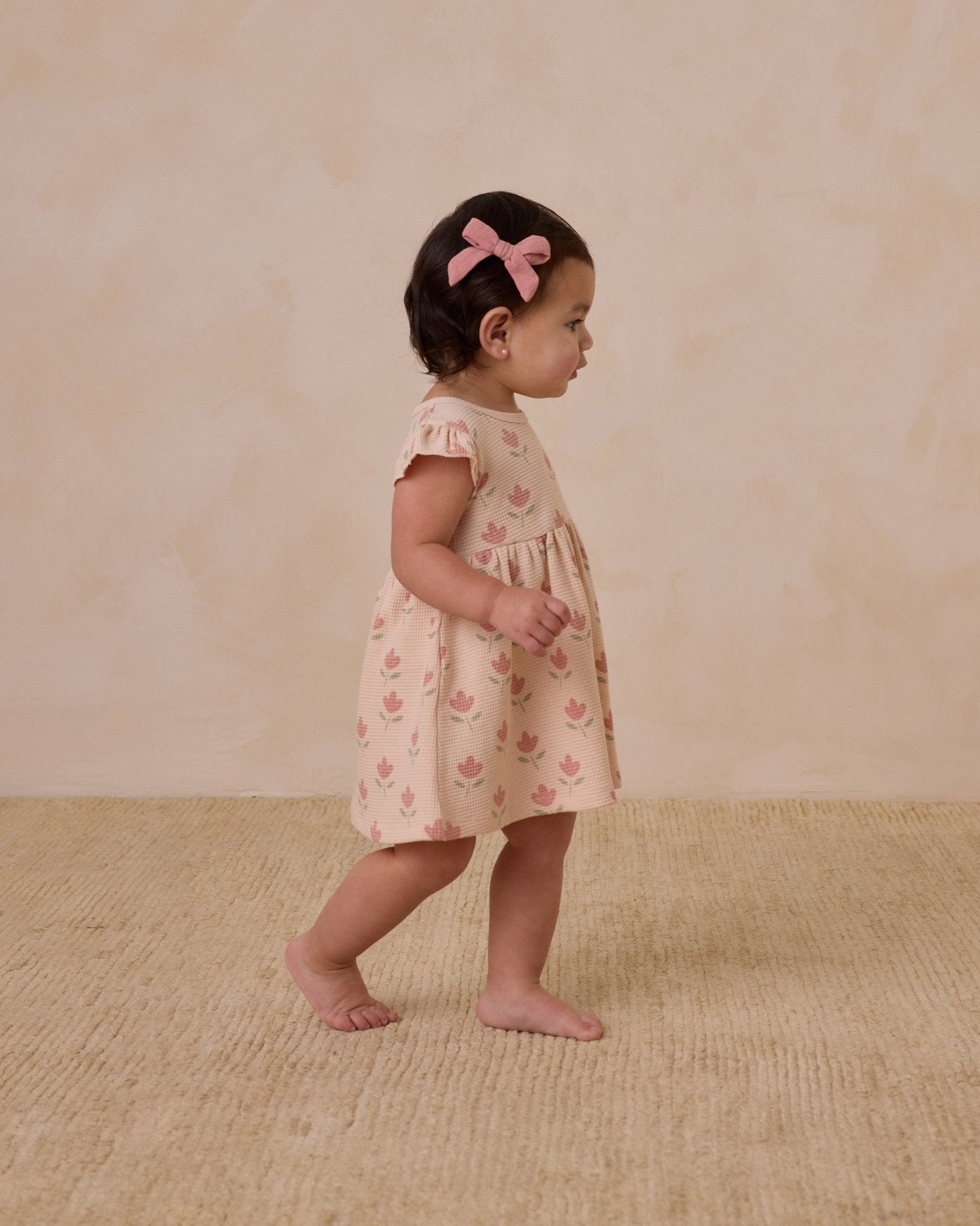 Quincy Mae Flutter Sleeve Dress || Tulips Quincy Mae