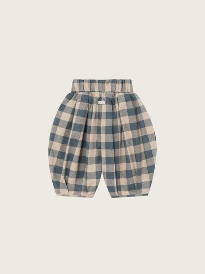 Organic Zoo Fog Blue Gingham Lodge Pants image 5