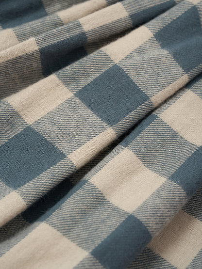 Organic Zoo Fog Blue Gingham Lodge Pants image 3