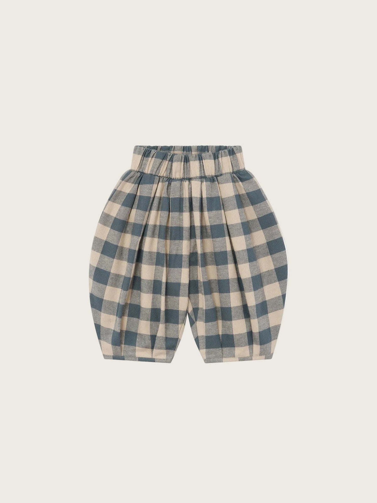 Organic Zoo Fog Blue Gingham Lodge Pants image 1