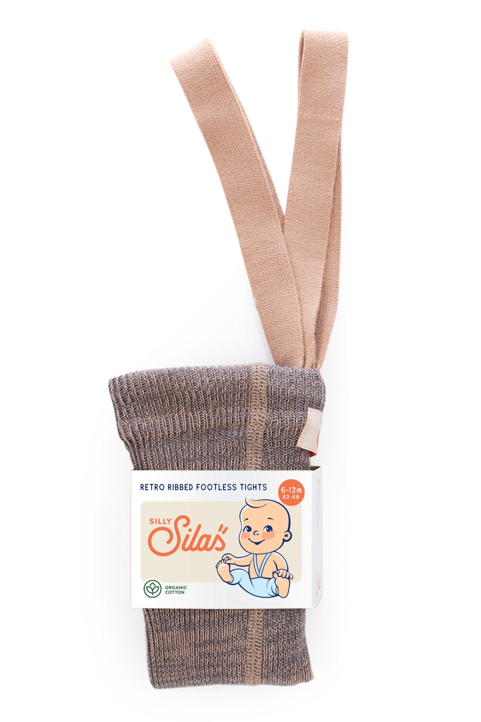 Footless Charcoaly Brown Silly Silas - enjoykidsus