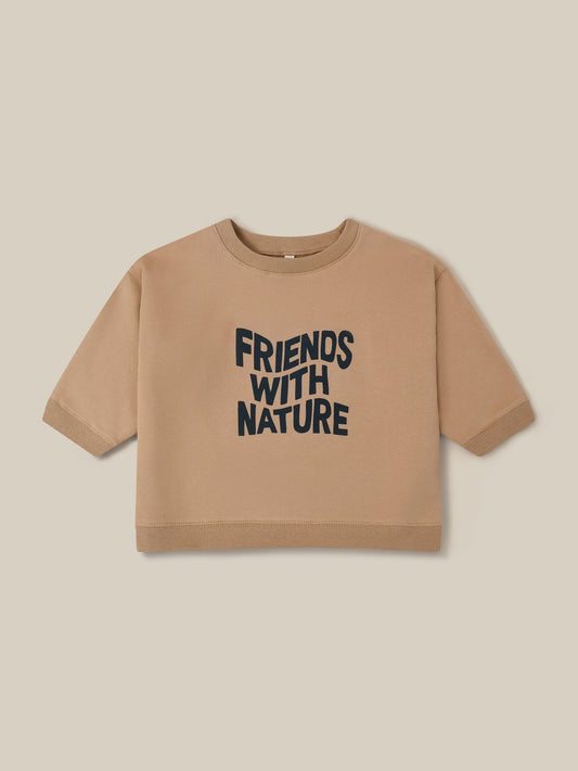 Friends with Nature Sweatshirt Organic Zoo - enjoykidsus