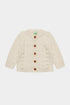 FUB Baby Aran Cardigan - Ecru