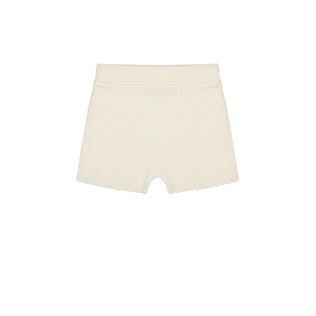 FUB Baby Lace Knit Shorts – Ecru | Organic Cotton Bloomer FUB