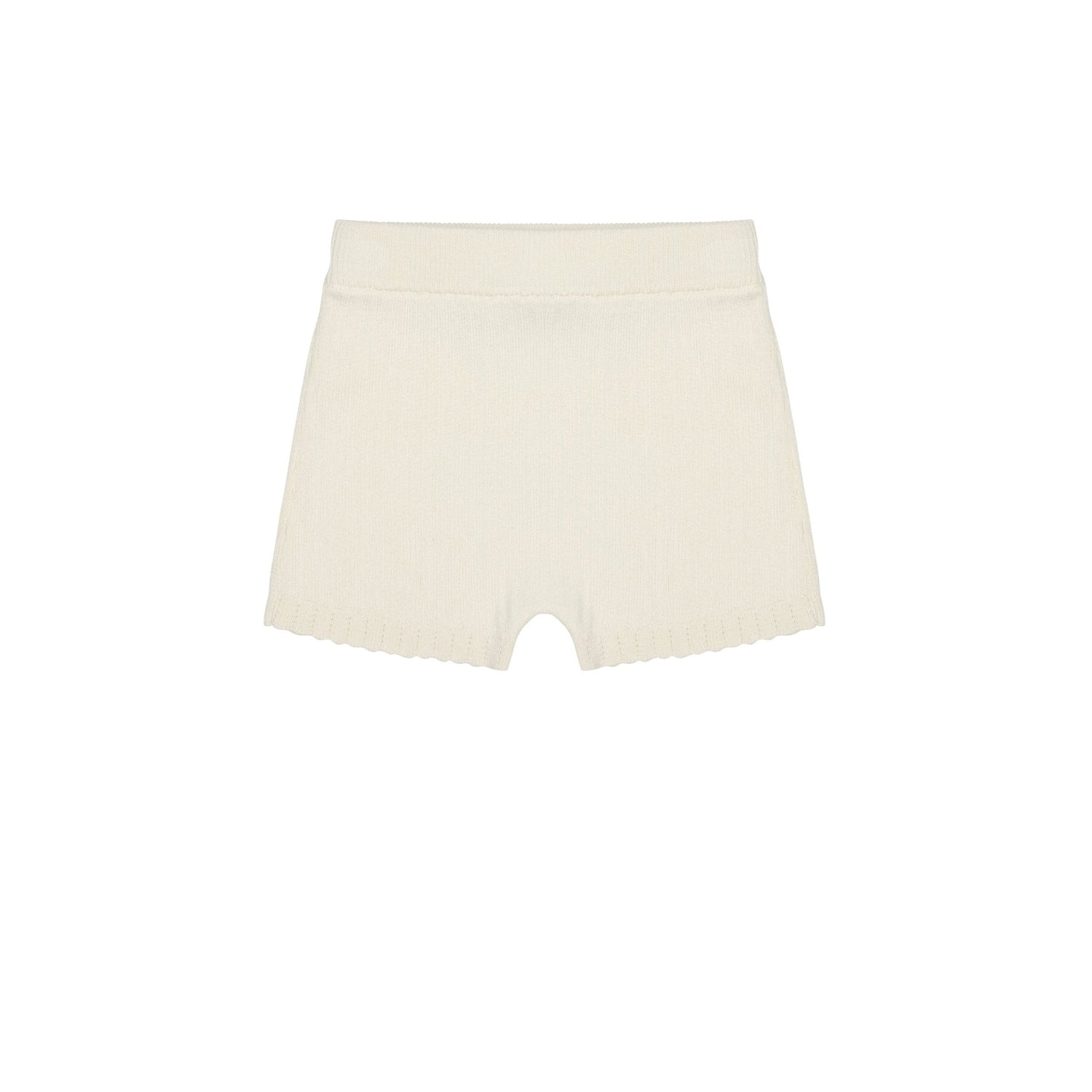 FUB Baby Lace Knit Shorts – Ecru | Organic Cotton Bloomer FUB