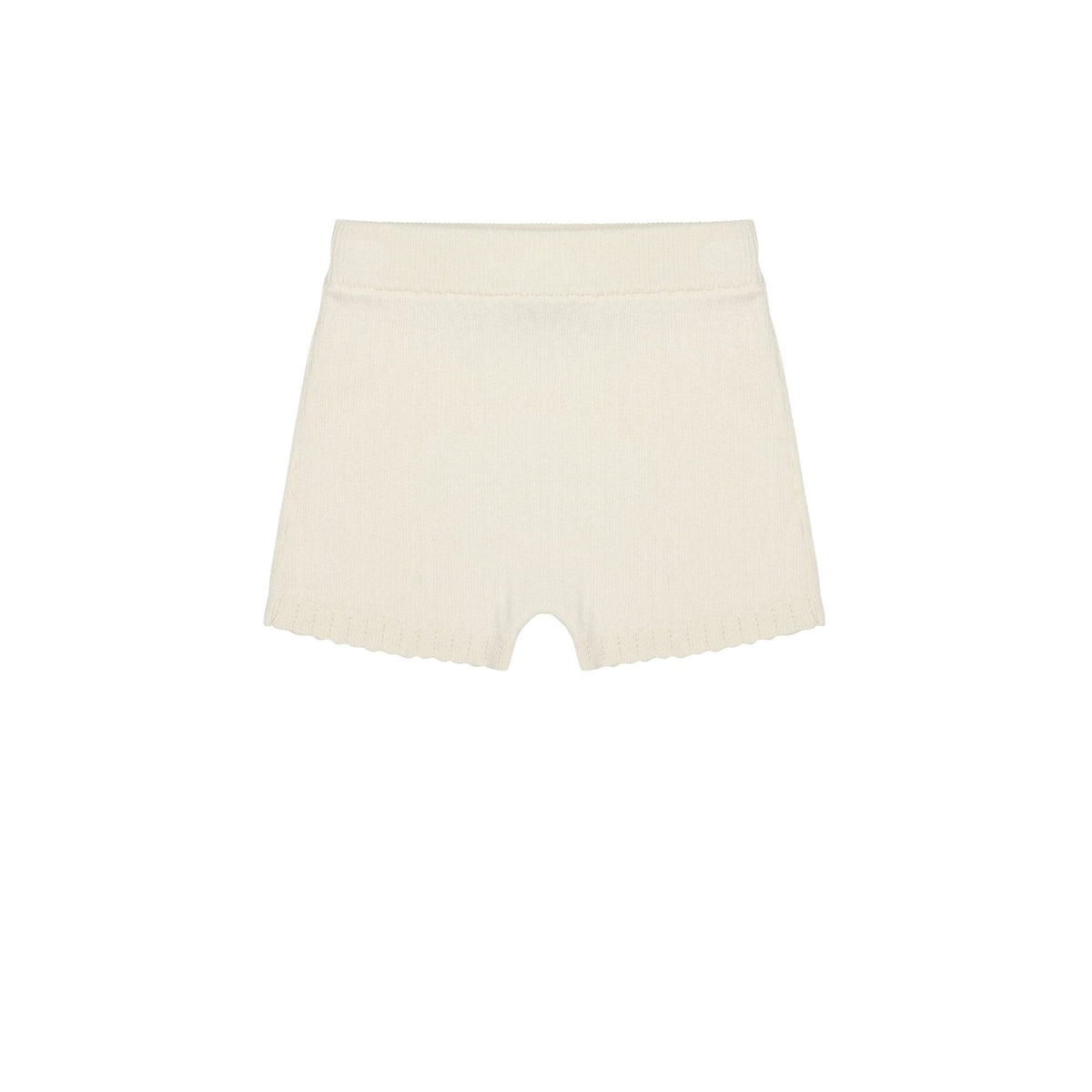 FUB Baby Lace Knit Shorts – Ecru | Organic Cotton Bloomer FUB