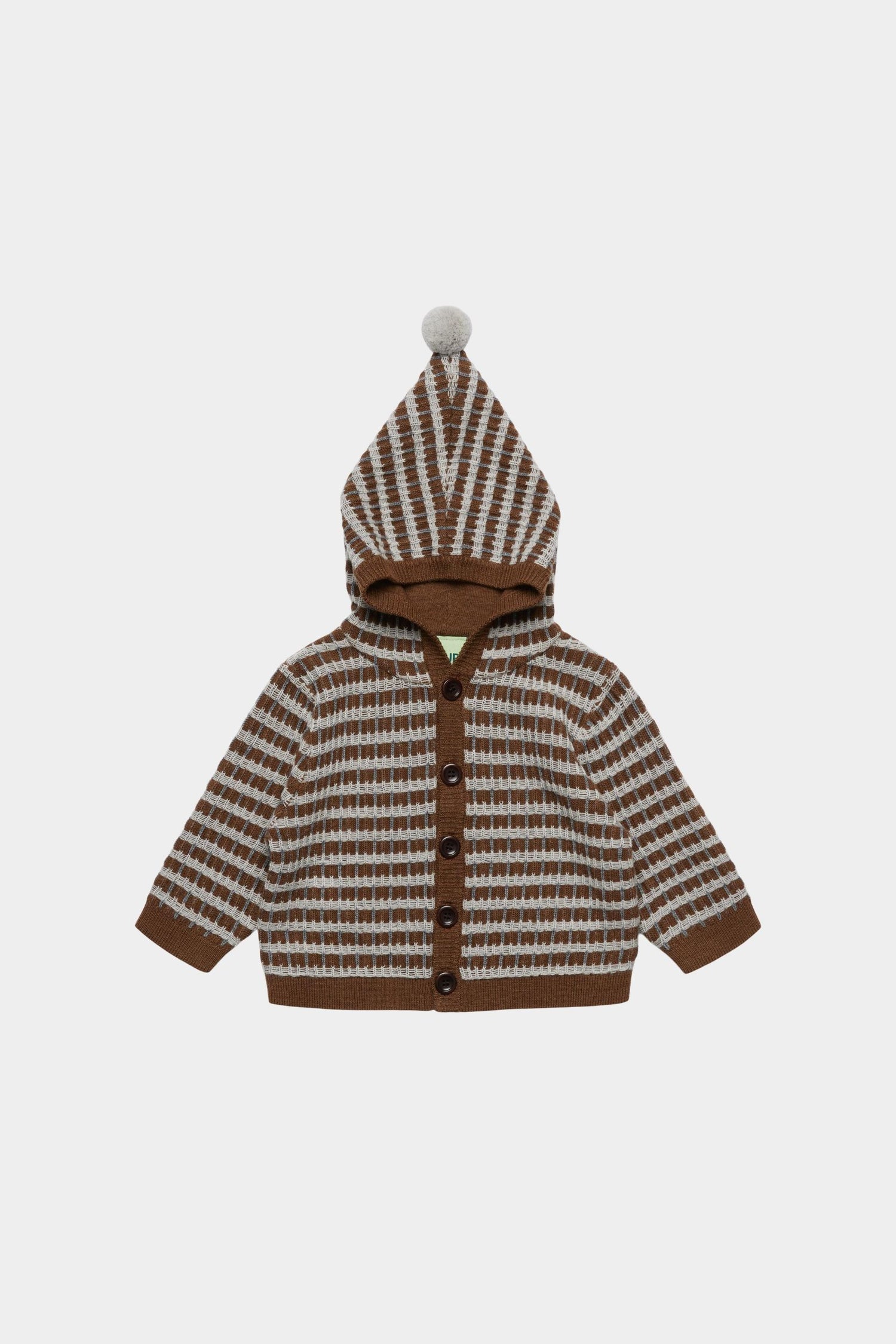 FUB Baby Multi Cardigan - Hazel Melange/Light Grey Melange/Steel