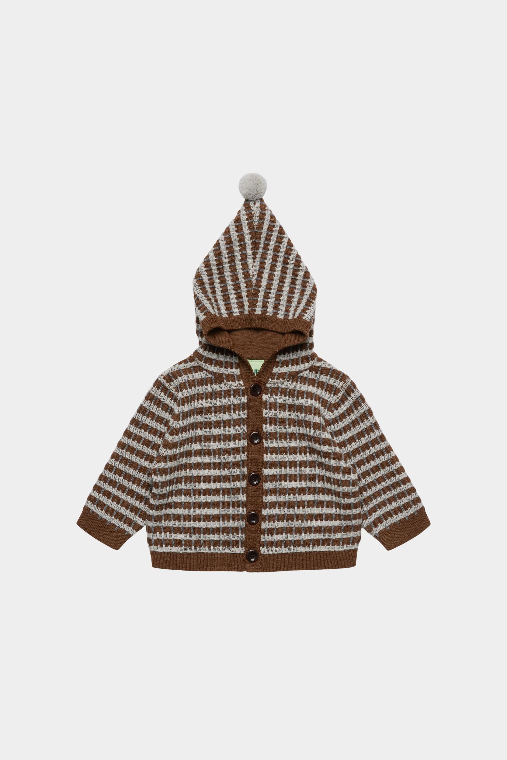 FUB Baby Multi Cardigan - Hazel Melange/Light Grey Melange/Steel