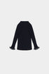 FUB High Neck Blouse in Dark Navy