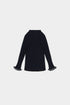 FUB High Neck Blouse in Dark Navy