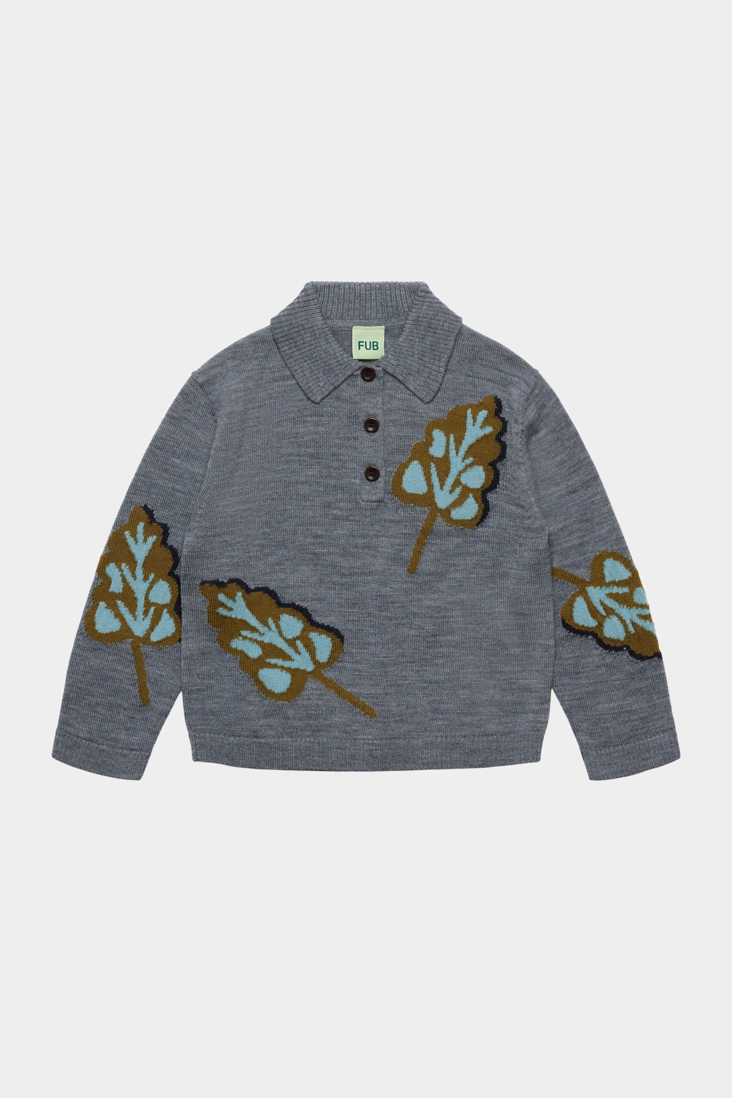 FUB Jaquard Polo - Steel