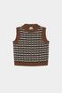 FUB Lambswool Vest - Hazel Melange