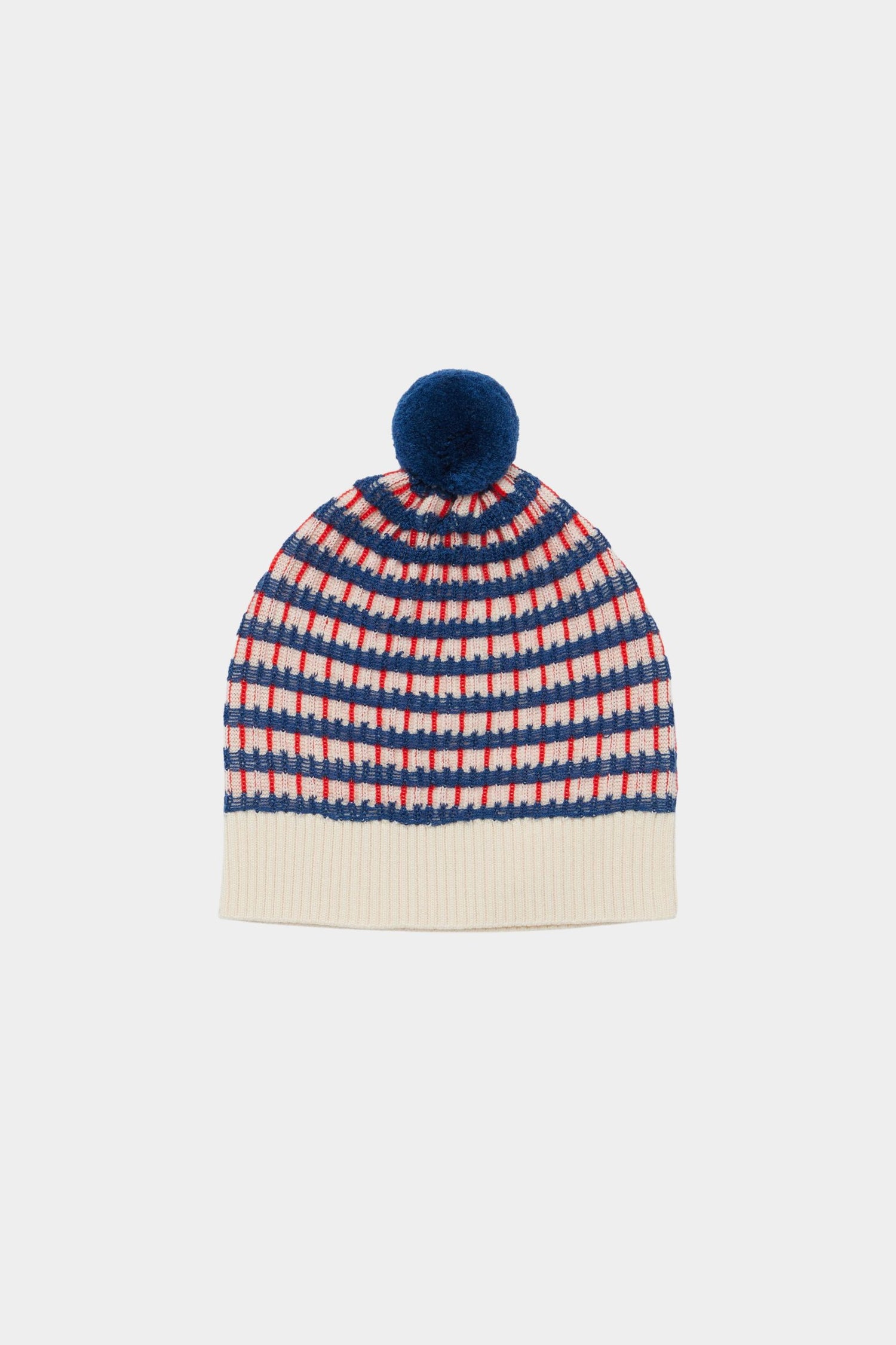 FUB Multi Hat - Ecru/Deep Indigo/Classic Red