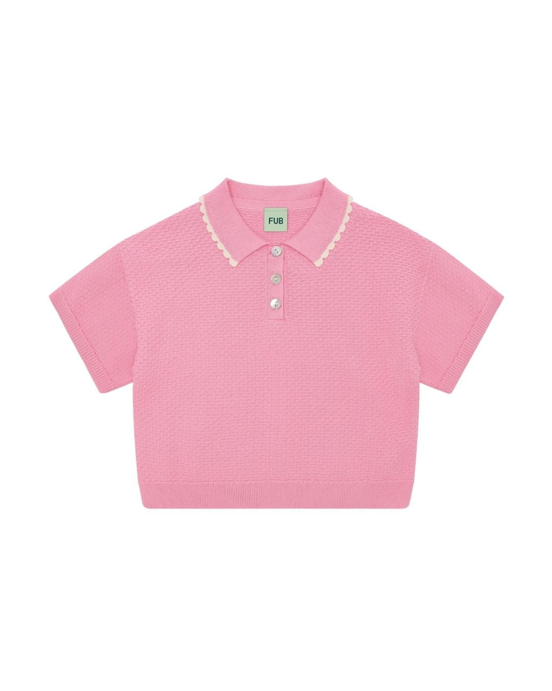 FUB Piqué Oversized Polo – Candy | Organic Cotton Kids Polo FUB