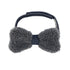 Furro Bow Tie | Anthracite Curly Faux Fur Donsje